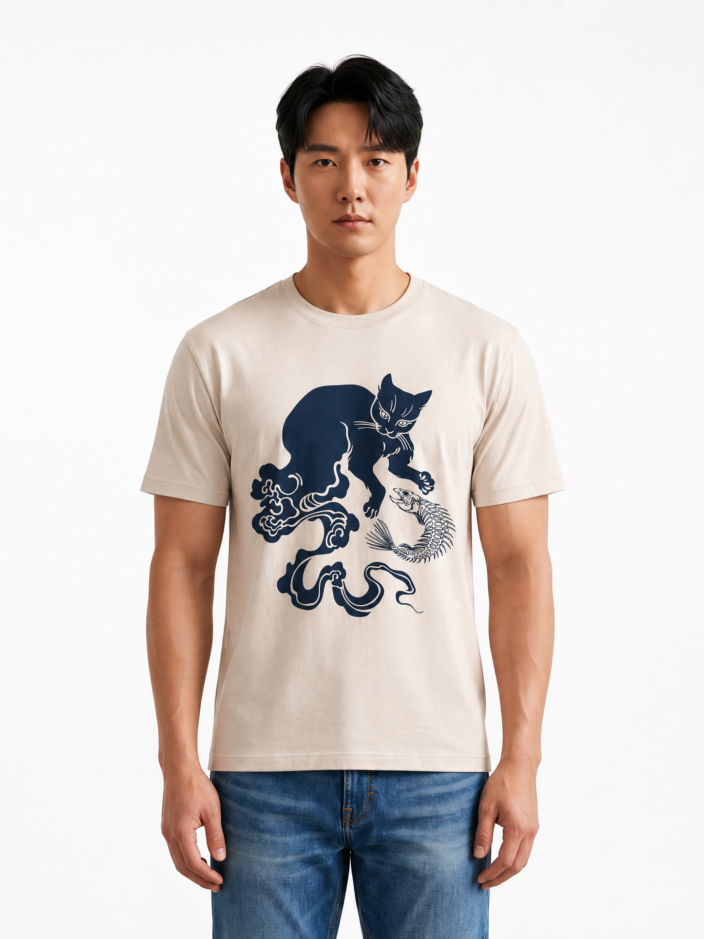 Ghost Cat Tee 1